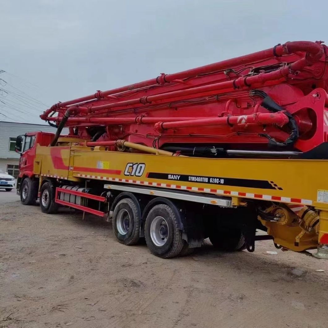 2019 Used Concrete Pump Truck 56m Concrete Boom Pump Heavy Equipment Truck Mounted Pump
