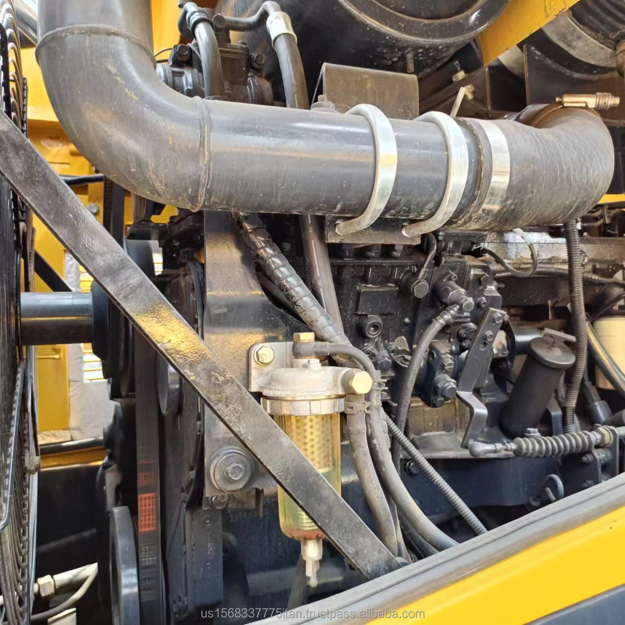 Great Performance Used Komatsu WA 380 Loader 38 Ton Capacity Original Hydraulic Pump