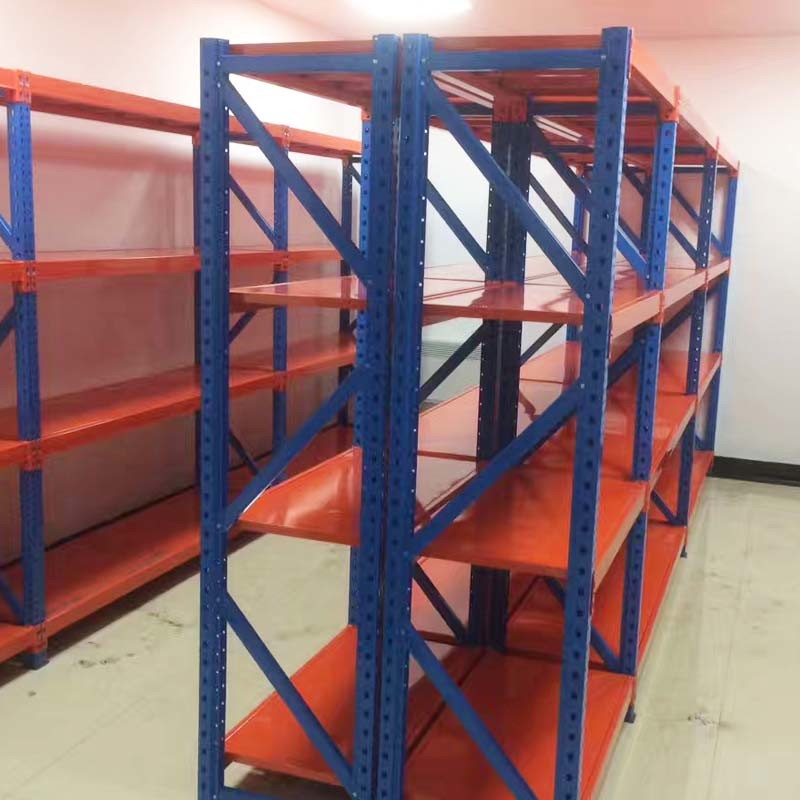 Industrial Rivet Shelving 5 Tier Warehouse Storage Rack With Powder Coating Finish