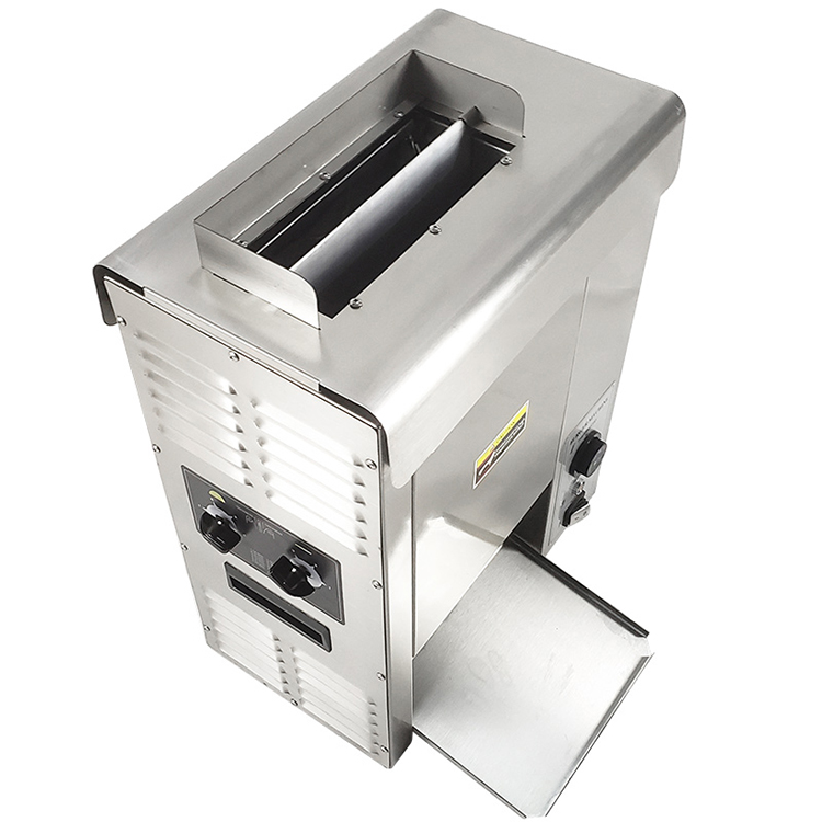 1600W Electric Conveyor Belt Toaster for Hamburger Bread in Commercial Food Industry