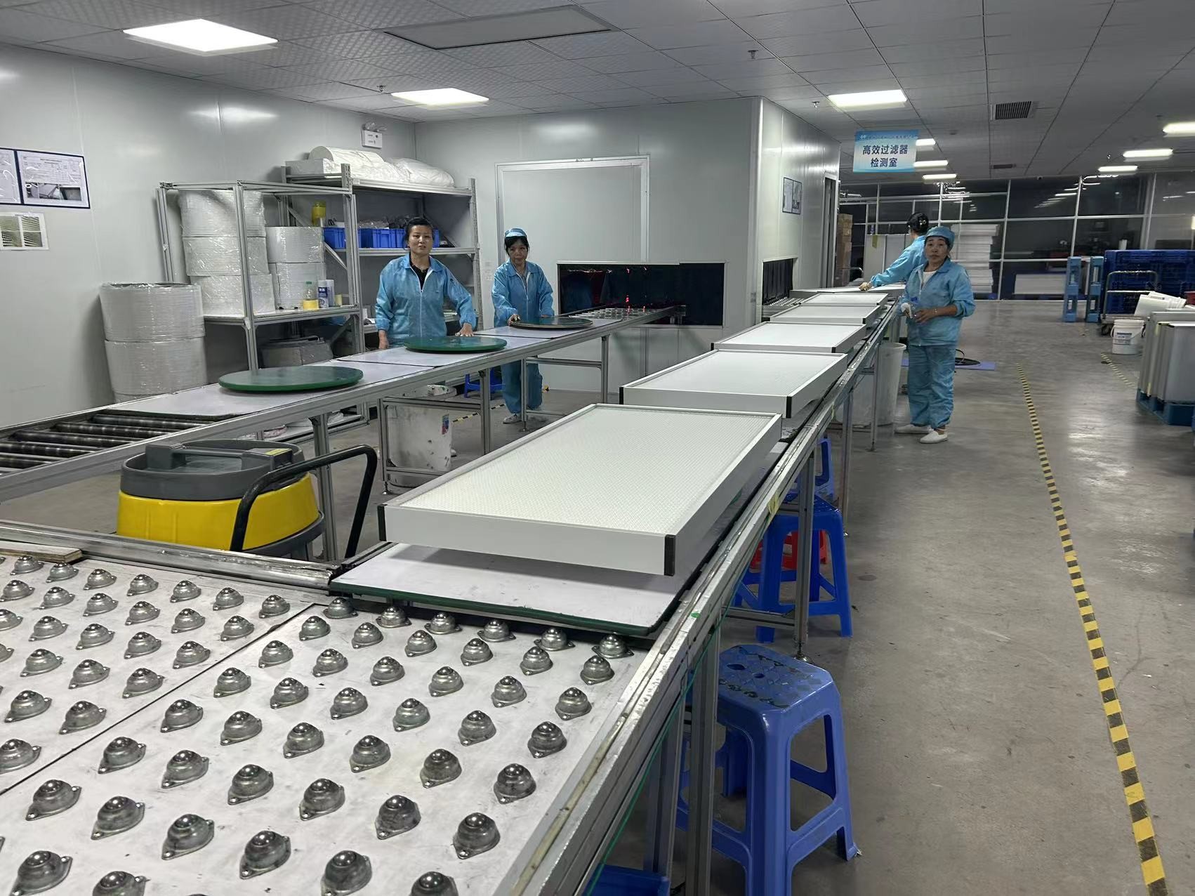 ODM Flow Hood Filter , 4x2 2x2 3x2 4x4 FFU Laminar HEPA Filter With H13 H14