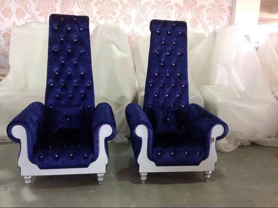 80*75*182cm King Royal Throne Chair High Back Sofa Wedding Beauty Salon Furniture