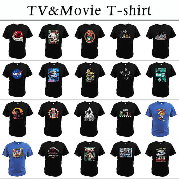 O Neck Short Sleeve Compression T Shirt Anime Colorfastness Unfading