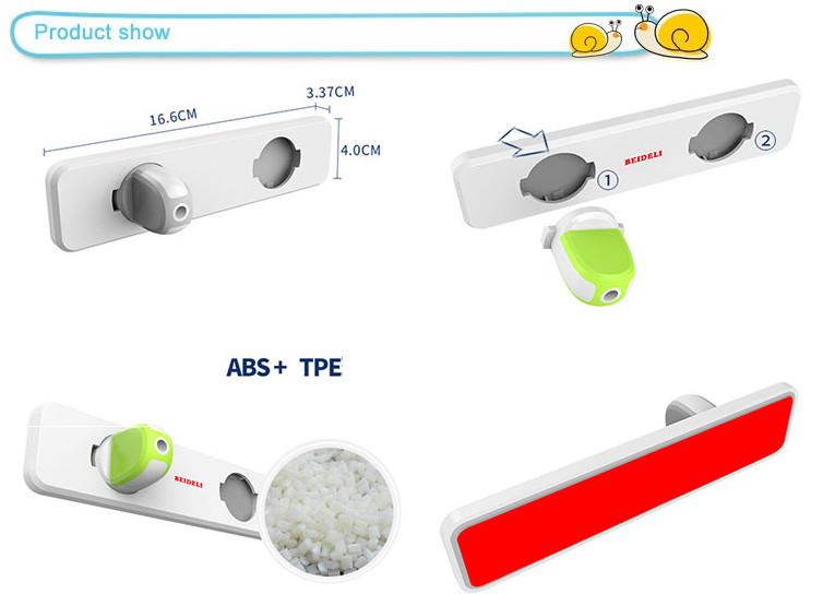 Fashion Double Gear Sliding Home Safety Window Lock For Child Convenient