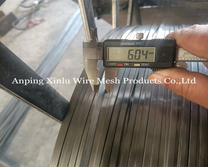 Standard Wedge Wire Screen Pipe for Oil Gas with 3x6mm Support Wire and ECW Construction