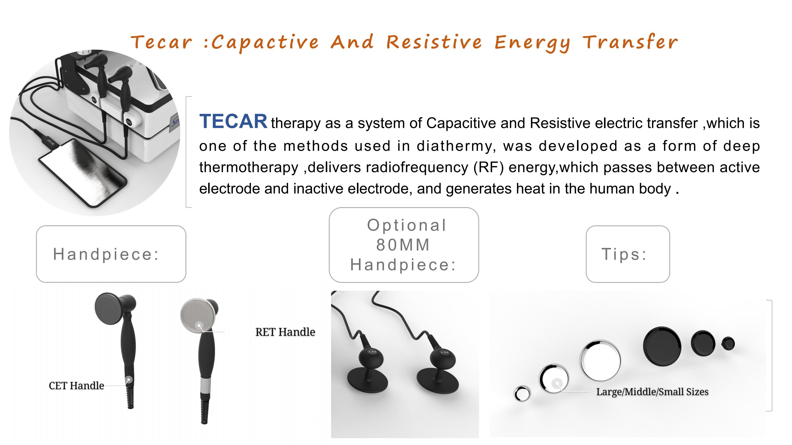 3 In 1 Ems Shock Wave Therapy Equipment For Pain Relief Cet Ret Rf Machine