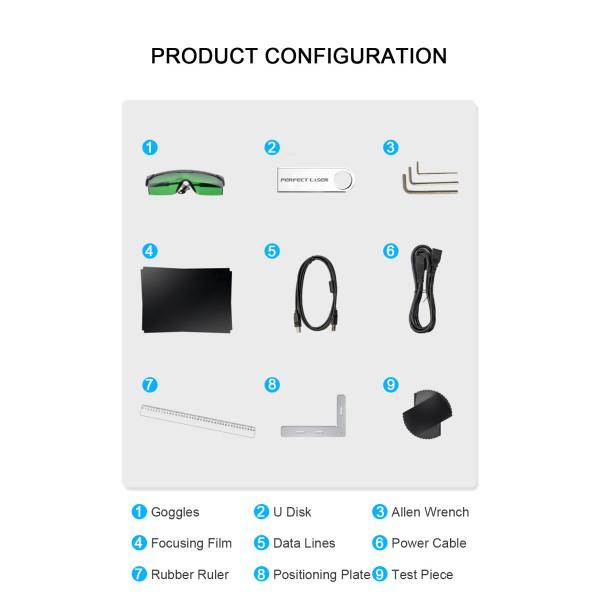 Rotatable Automatic Laser Marking Engraving Machine Red And Blue Dual Light