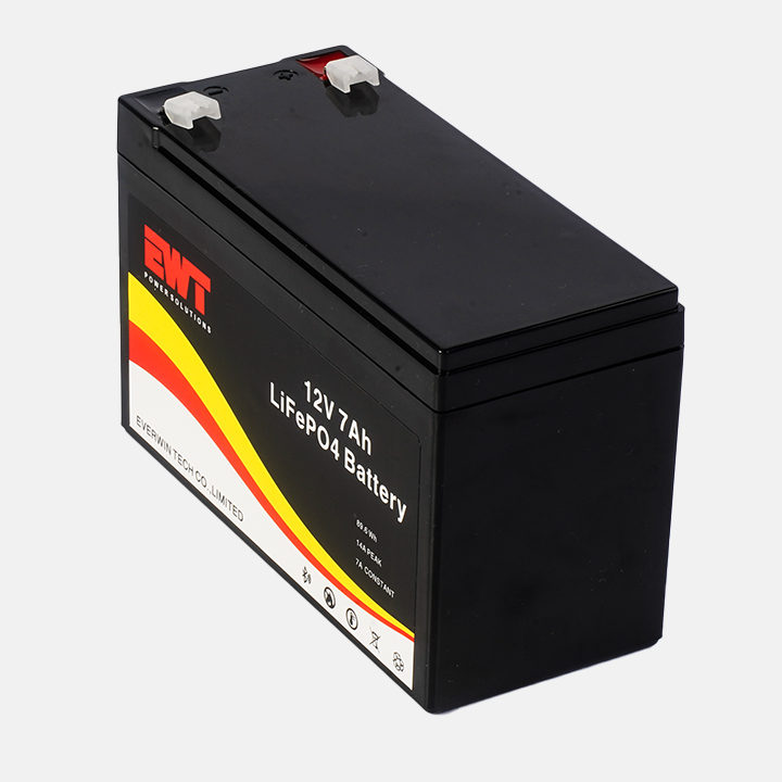 Rechargeable 12V Lithium Iron Phosphate Battery 12.8V 7Ah LFP Battery
