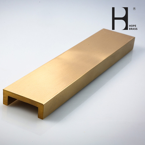 6m Length Brass U Shape Channel C38500 U Shape Tile Trim