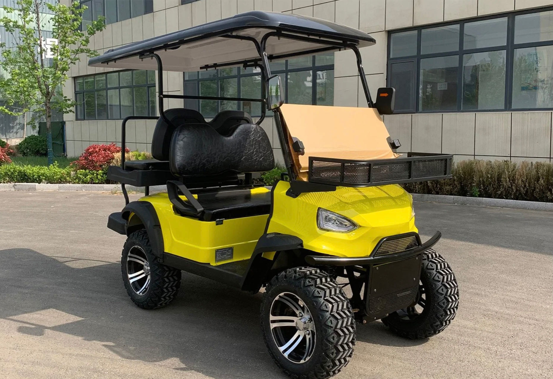 Low Speed Electric Powered Golf Cart With Lead Acid Battery 30km/h Max Speed