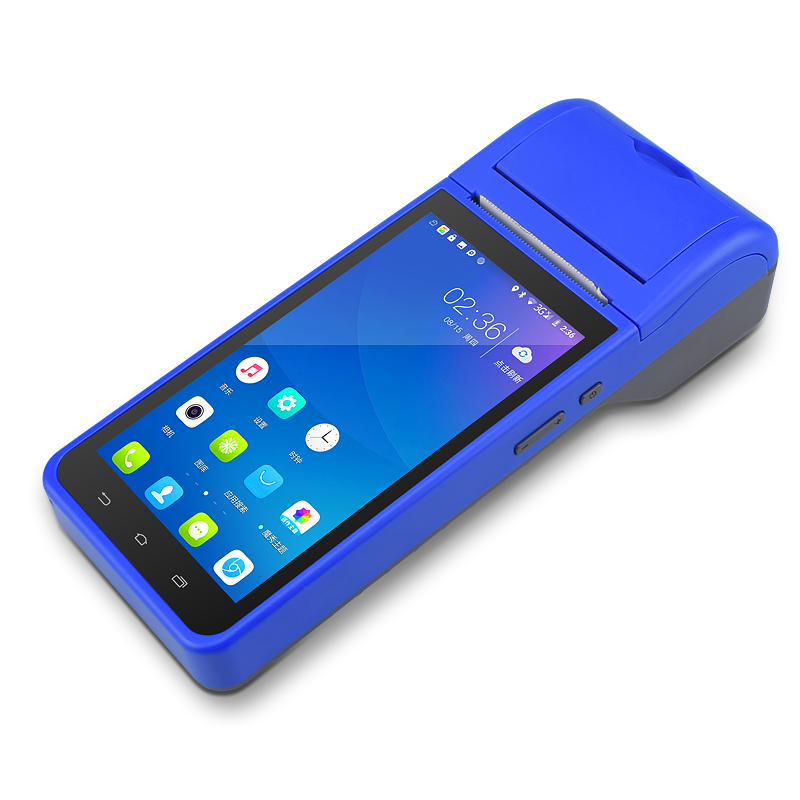 5.5'' HD Screen 4G Handheld POS Terminal with Built-in 58mm Printer Private Mold Yes