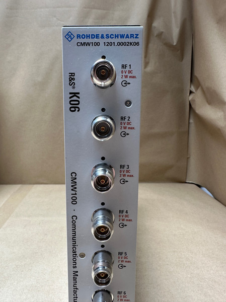 Rohde & Schwarz CMW100 Rohde & Schwarz CMW100 5G Communications Manufacturing Test Set R&S K06 CMW-S16E