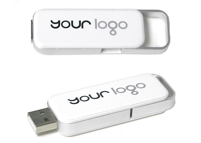 Silk Printing Logo Usb Stick Drive Metal Housing Lightweight Easy Carry