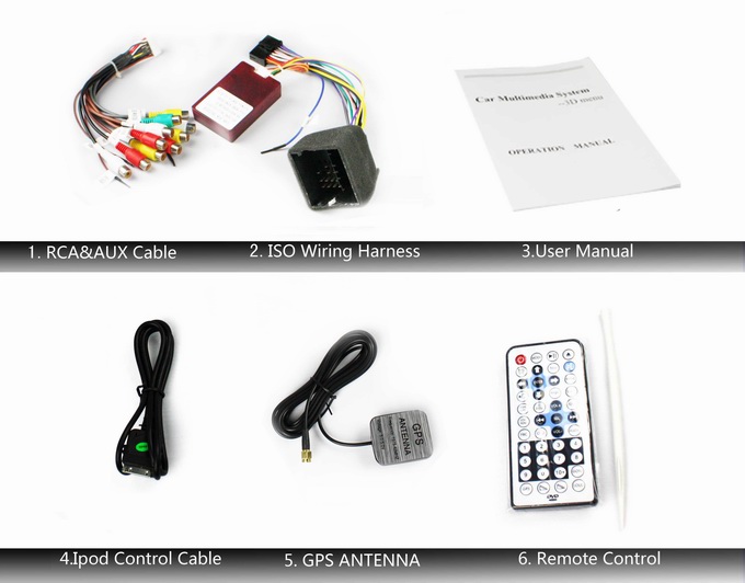 Car stereo for Mercedes Benz A-W169 (2005-2011) with iPod bluetooth OCB-7002