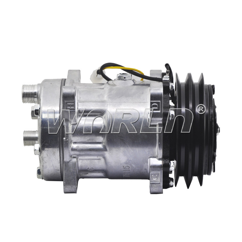 24V Vehicle Cooling Compressor AT262559 6064127 For Kobelco For Komatsu For Caterpillar WXTK021