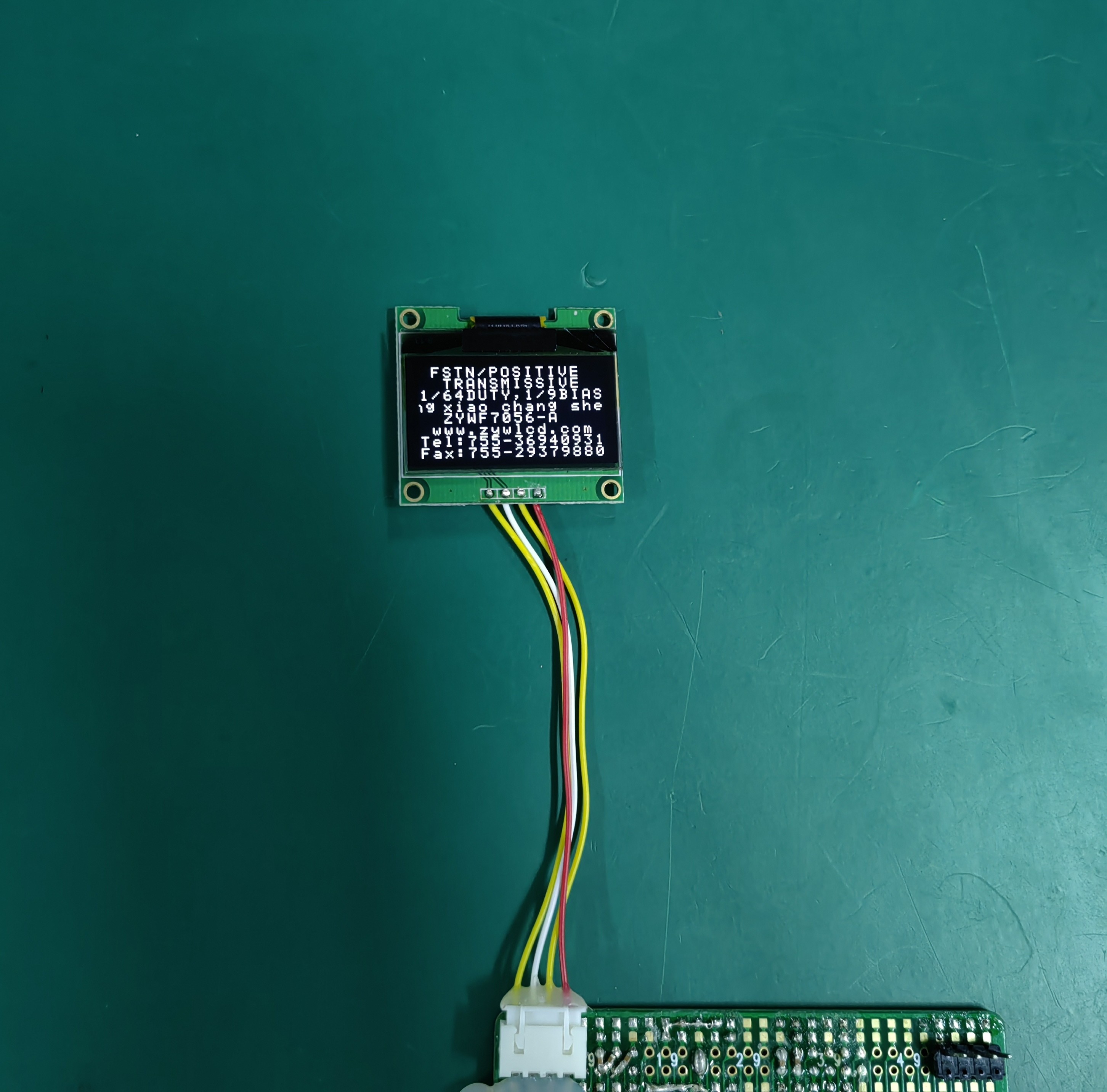 128X64 Resolution, Pmoled Display Screen, 1.3 Inch, I2C Driver IC GH116G