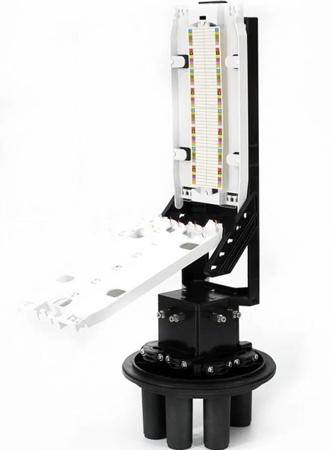 240 Core Pole Mount Dome Fiber Closure with 1 + 4 / 1 + 6 Cable Ports