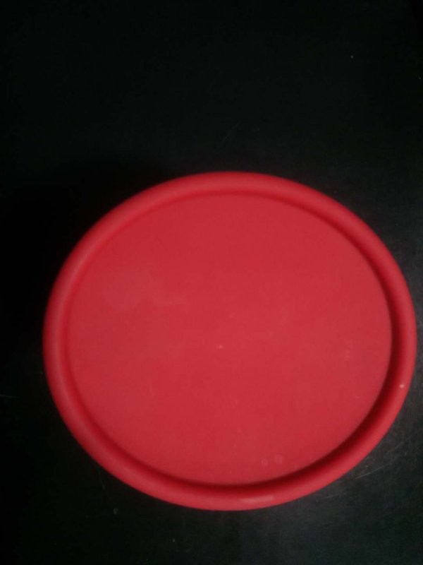 FDA Glass Microwave Popcorn Maker , Red Micro Popcorn Popper 16 * 16 * 16