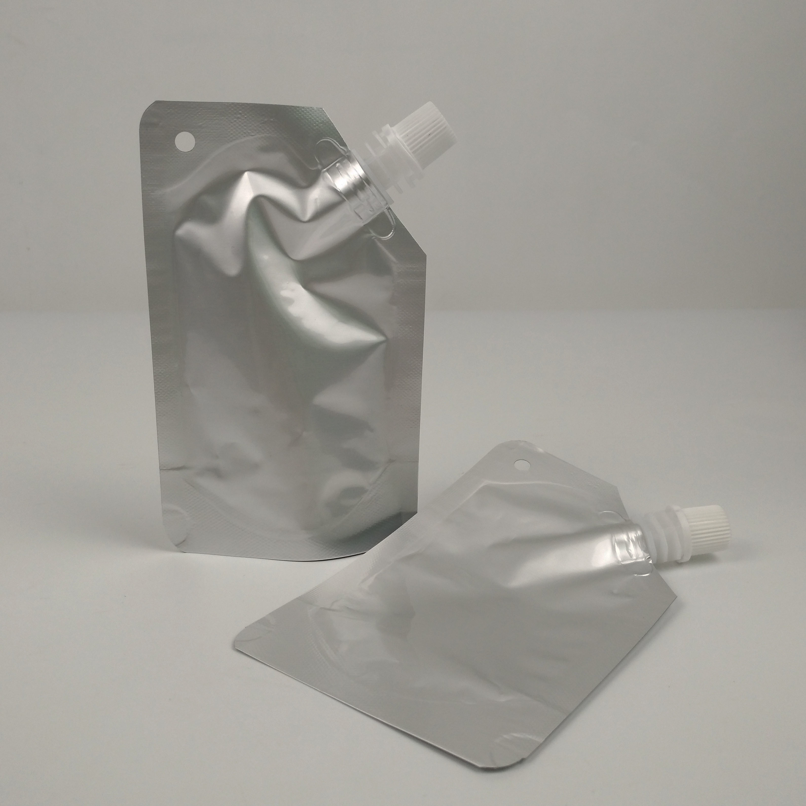 Aluminum Spout Pouch Stand Up Essential Oil Packaging Liquid Packaging Bag - Aluminum Spouted Water Spouch Wine Bag