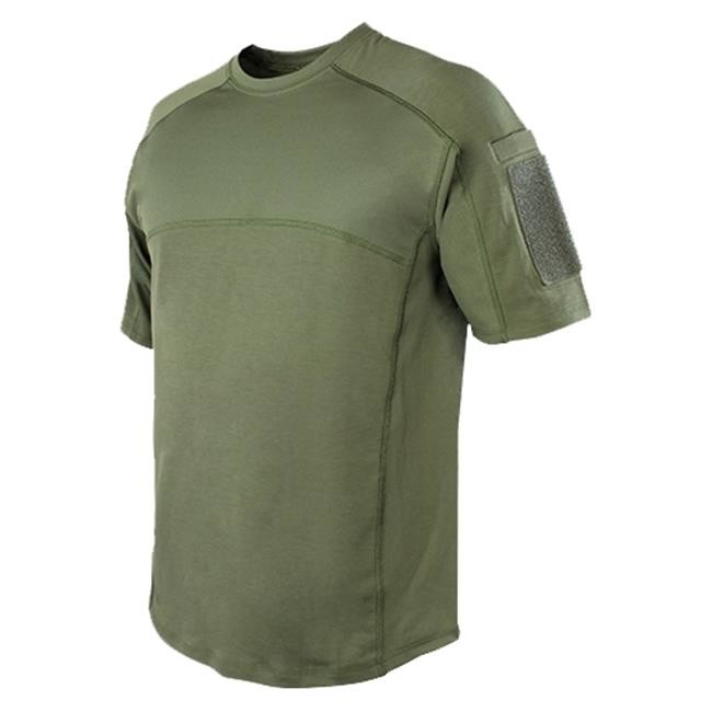 wholesale men's Anti-static crew neck customized color battle T-shirt
