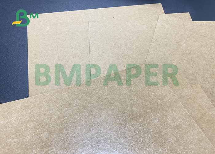 250g 300g Food Grade PE Coating Brown Kraft Paper For French Fries Box