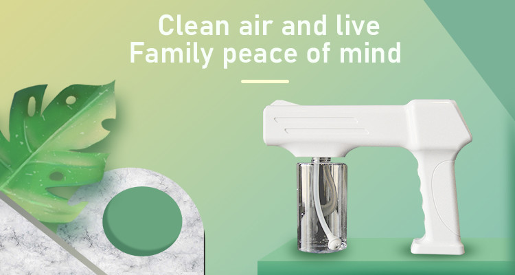 Clean Air White Disinfection Spray Gun With Large Capacity Water Tank 300ml