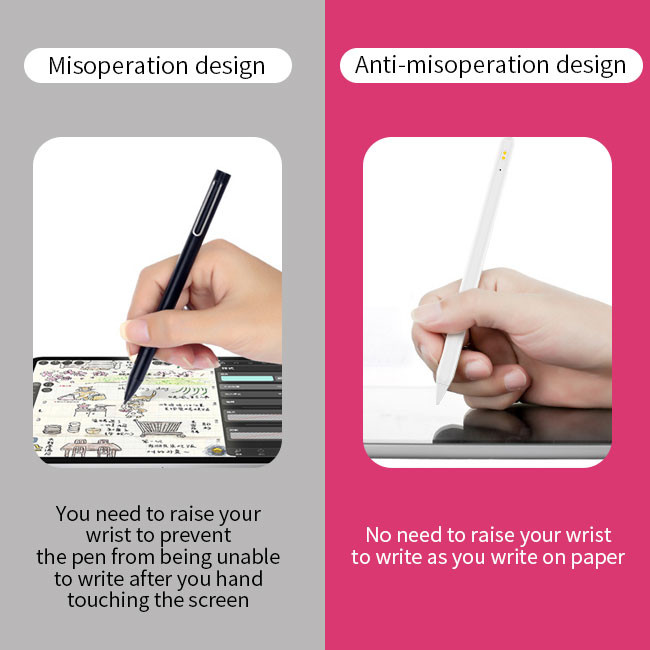 Tablet Digital Drawing Pen Smooth Glide Stylus Writting Palm Rejection Tilt Function