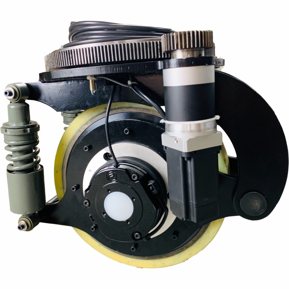 2000W Damping Motor Polyurathane Robot Drive Wheels 2000kg Load Driving Platform