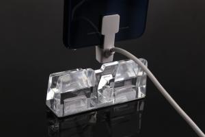 COMER Tablet acrylic clean Stand Devices with security alarm display system
