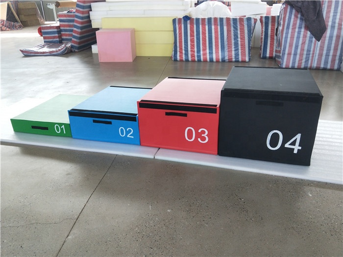 Progressive Software Four-Level Modular Ladder Square Skip Box for Gymnastics Training