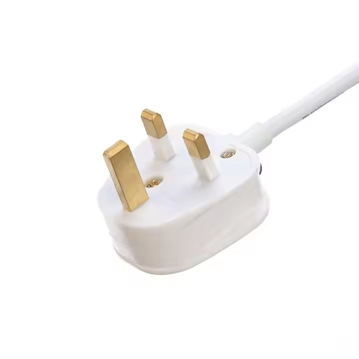 UK BS Approval C13 C14 Power Cord 3 Pin Bs Plug C13 Connector Ce7/7 With 1.5m 2m H05vv-F Computer Power Cable