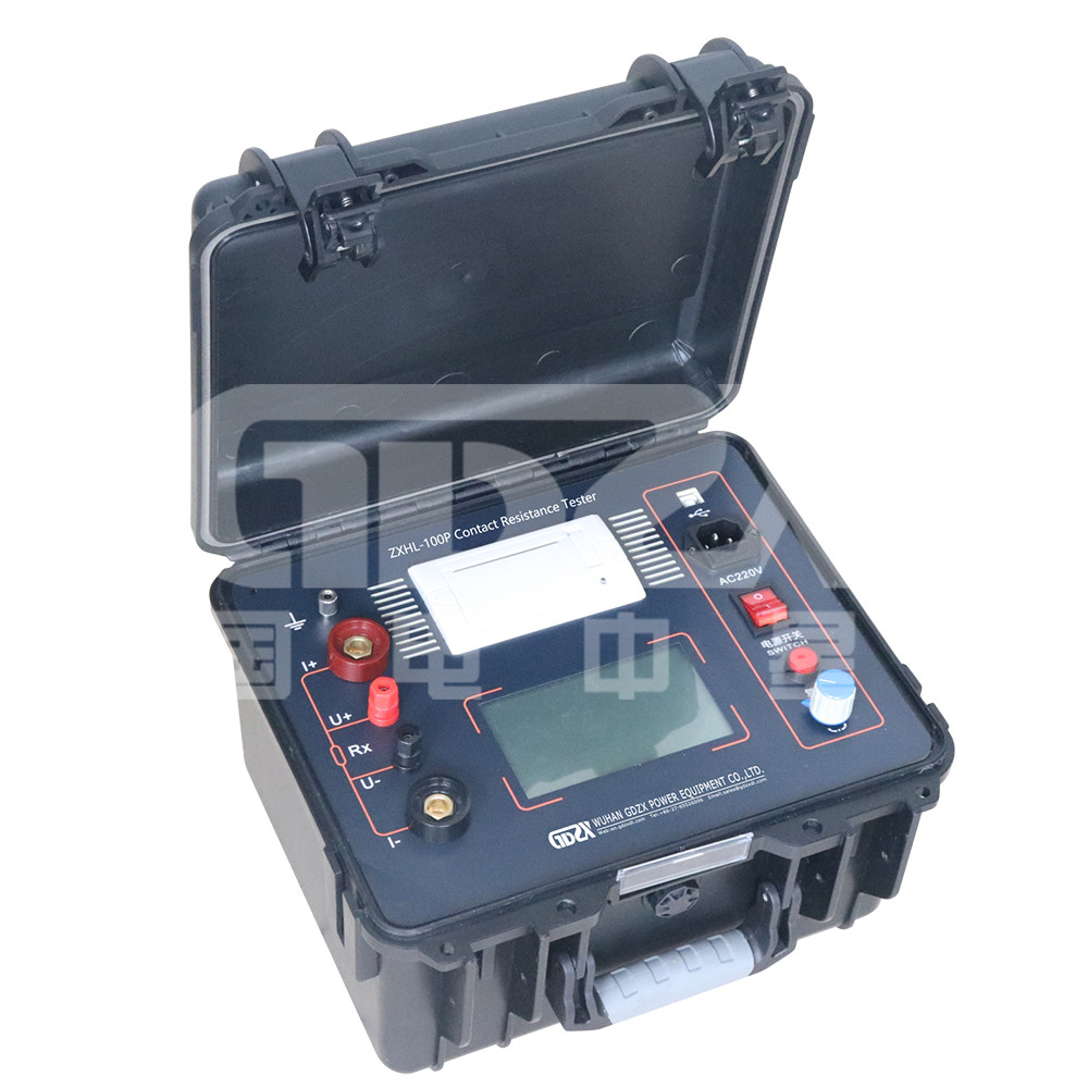 ZXHL-100P High Precision Portable DC 50A 100A Contact Resistance Test Set