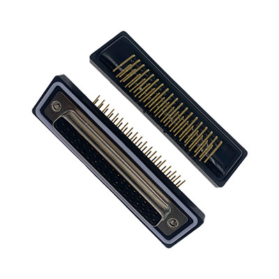 Waterproof IP67 D - SUB 37P Female Right Angle DIP Connector
