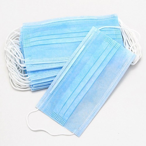 3 Layers PP Non Woven Disposable Face Mask For Beauty / Food Processing