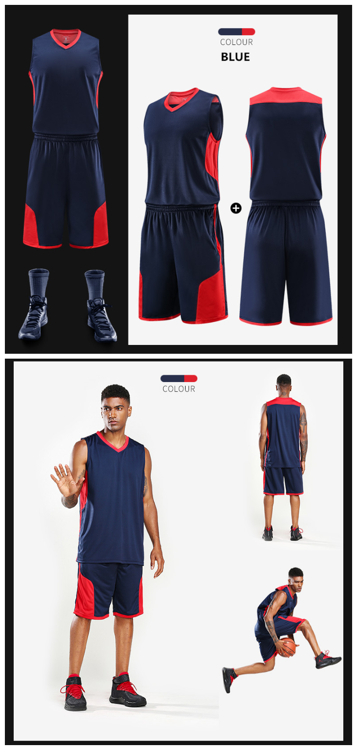 Blank Basketball Jersey Set Uniform Custom Basketball Jersey for Men uniformes de basketball para mujeres