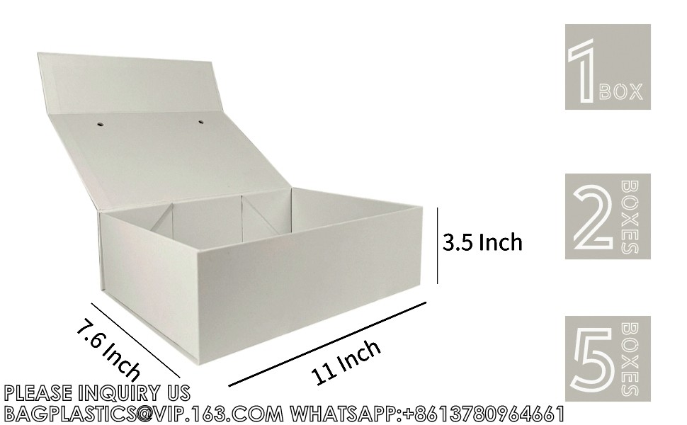 Large Gift Box With Magnetic Closure Lid, Ribbon And Card, Present Box For Birthady,Valentine'S