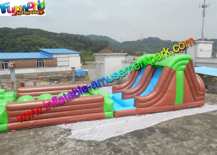 Waterproof Inflatable Playground 0.55mm PVC Tarpaulin Obstacle Course Inflatable
