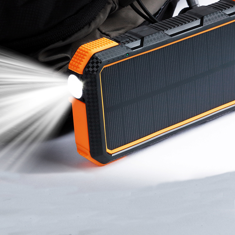 Wireless Fast Charging Portable Solar Power Bank 10000mAh 20000mAh 30000mAh