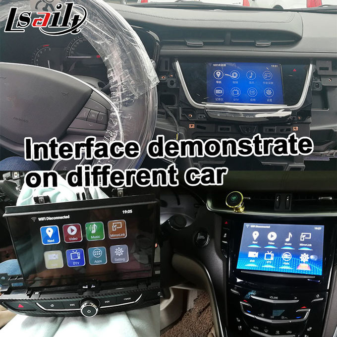 Android auto wireless carplay navigation box video interface for Cadillac Escalade
