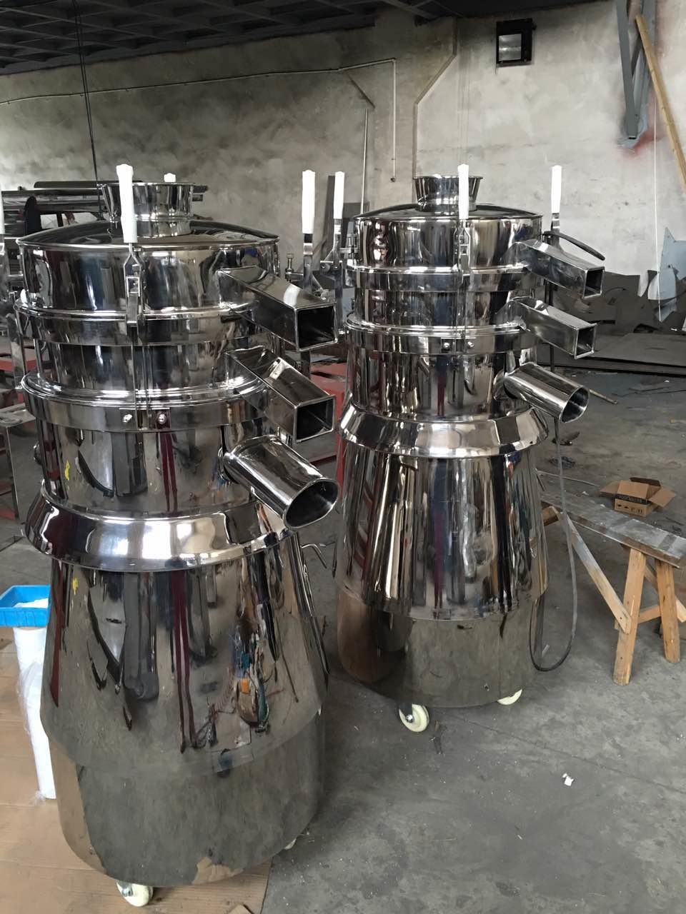High Efficiency SUS Pharmaceutical Machinery Equipment Powder Vibration Sifter