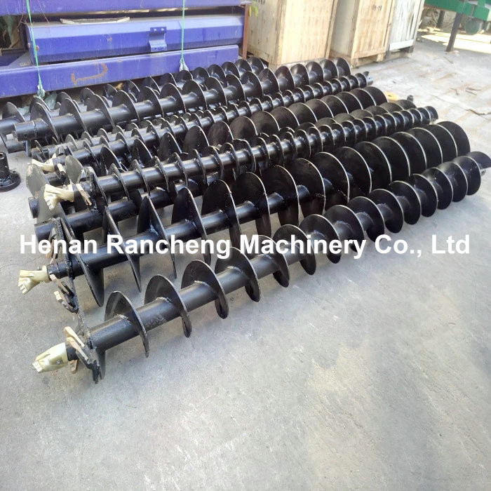 100mm - 600mm Drilling Rig Tools Auger Rod / Spiral Rod For Drilling Machinery