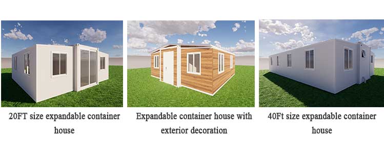 Zontop Modern Design 3 Bedroom Light Steel Structure Modular Home Prefabricated Expandable Container House