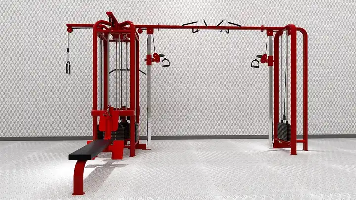 Commercial Gym Equipment Adjustable Pulley 5 Station Multi Gym Strength Training Cable Machine Gym
