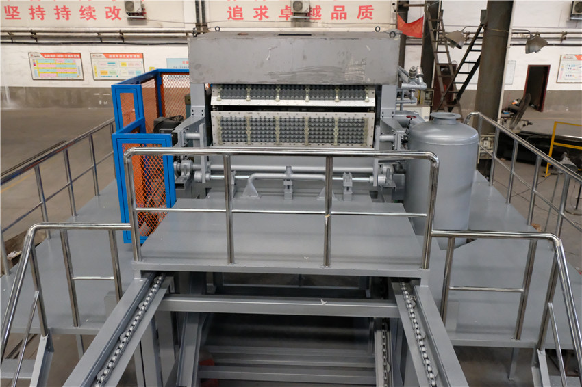 Fully Automatic Pulp Egg Tray Machine 15000 Pieces/H Pressure Vessel Core Components