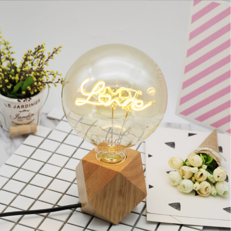 G125 E27 E26 Flexible LED Bulb Dimmable Filament 4W 220V 110V