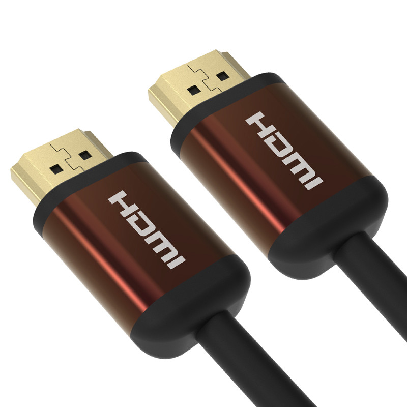 Multimedia 6ft Flat 4k Hdmi Cable , UL Gold Plated Hdmi Arc Cord