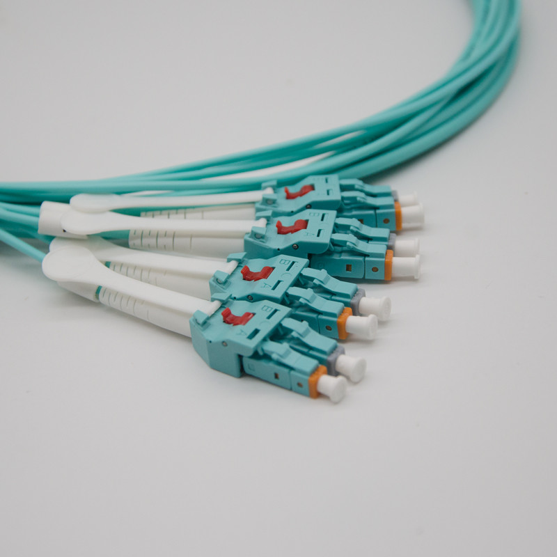 OFNP Push Pull Tap 8F MPO MTP Patch Cord Duplex LC Uniboot