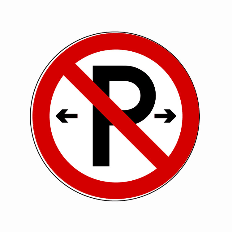 OEM Roadway Reflective Safety Signs Mandatory Traffic Sign Circle Board