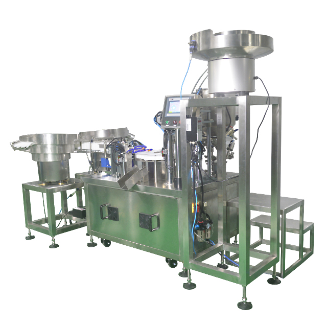 400 KG Capacity Glue Bait Syringe Filling and Capping Machine ± 1% Filling Accuracy