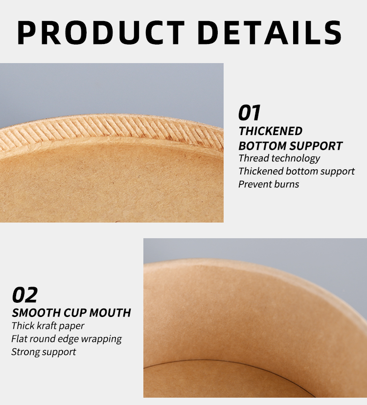 Portable Durable Cardboard Food Containers Paper Food Storage Containers